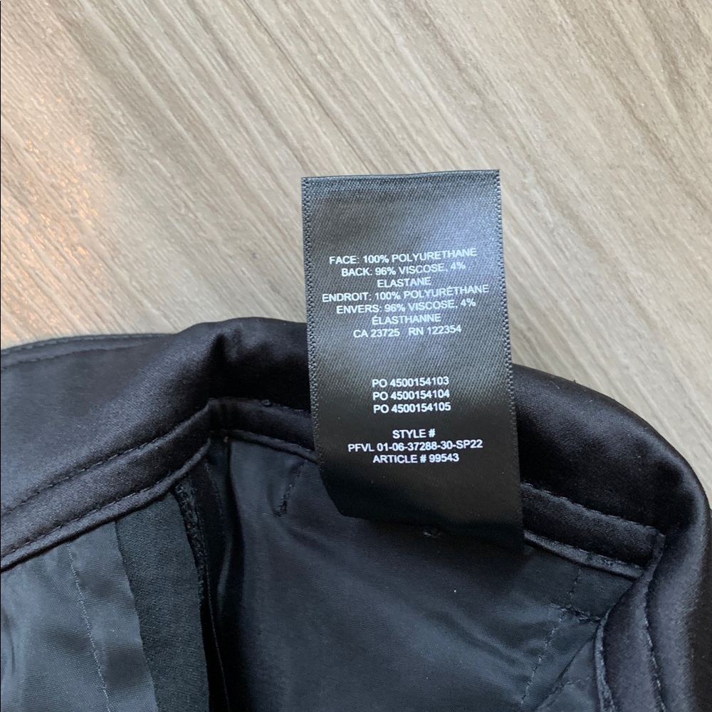 Babaton Command Black Croc-Embossed Mid-Rise Pyth… - image 6